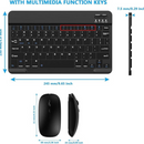 Kit Teclado e Mouse Bluetooth