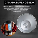Copo Térmico Inox com Tampa e Abridor 473ML