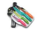 Kit 4 Facas Coloridas Aço Inoxidável