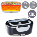 MarmiTech - Marmita Térmica Elétrica 1,5L Bivolt 12V/24V Veicular e 127V/220V Residencial