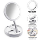 Espelho Camarim Dobrável com Led