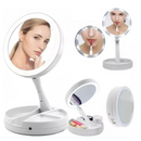 Espelho Camarim Dobrável com Led