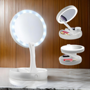 Espelho Camarim Dobrável com Led