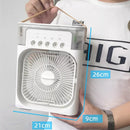 Ventilador Portátil 3 em 1 | Climatizador | Umidificador | Iluminação LED