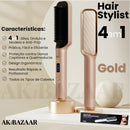 Hair Stylist - Escova Alisadora e Modeladora de Cabelo 4 em 1 Bivolt