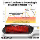 Hair Stylist - Escova Alisadora e Modeladora de Cabelo 4 em 1 Bivolt