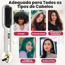 Hair Stylist - Escova Alisadora e Modeladora de Cabelo 4 em 1 Bivolt