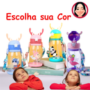 Garrafa de Água Alce Infantil Portátil 500ml