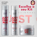 Kit Jacques Janine Just One Min Shampoo 300ml + Condicionador Leave-In 270ml + Máscaras 80g/240g