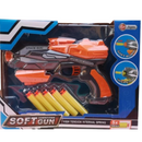 Pistola de Dardos de Pressão com Garrafinhas de Alvo