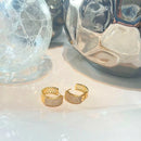 Brinco Argola Colmeia Cravejado De Zircônias Banhado A Ouro 18k