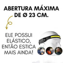 Farol Lanterna de Cabeça com Led Recarregável e Sensor de Movimento