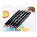 Kit Caneta Colorida Ponta Dupla 24 Peças com Estojo